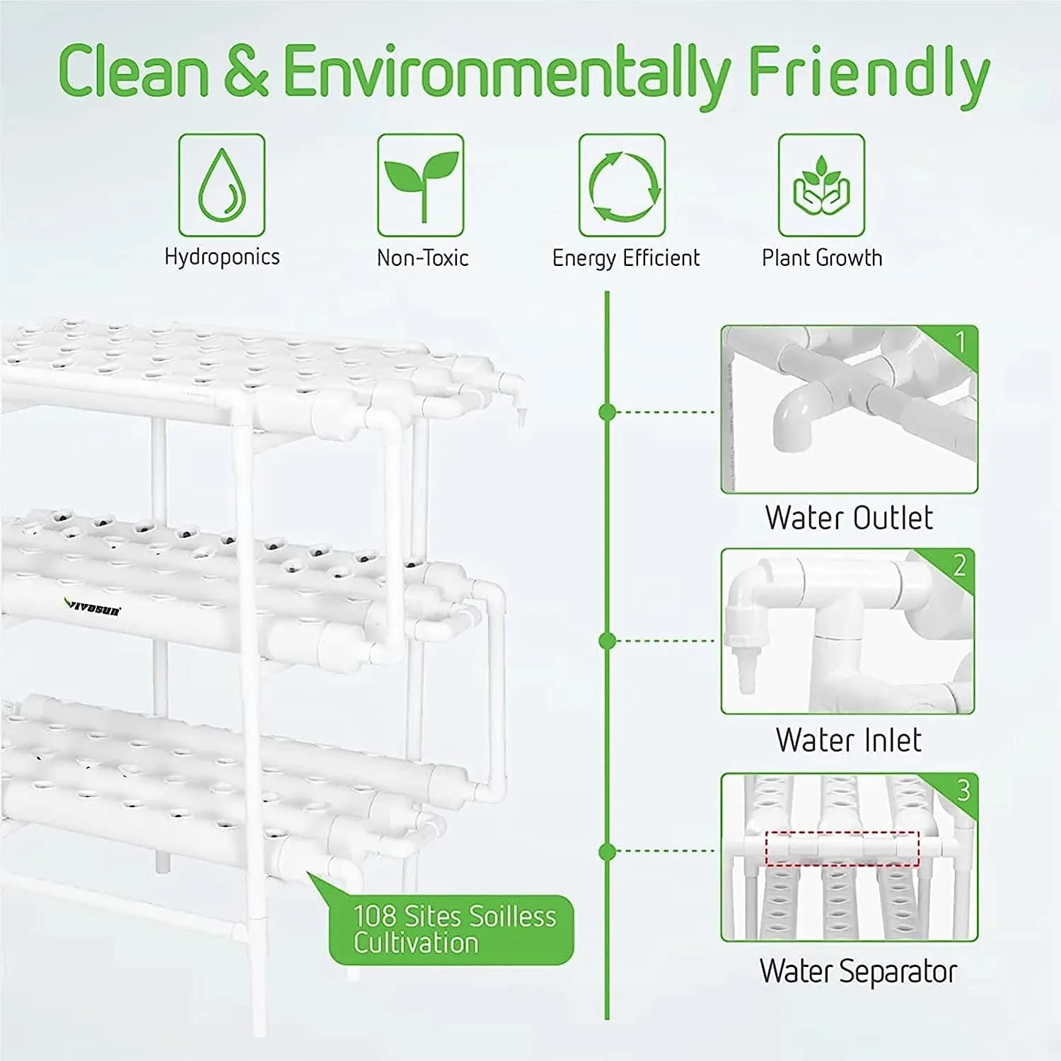 3 Layers Hydroponic Grow Kit