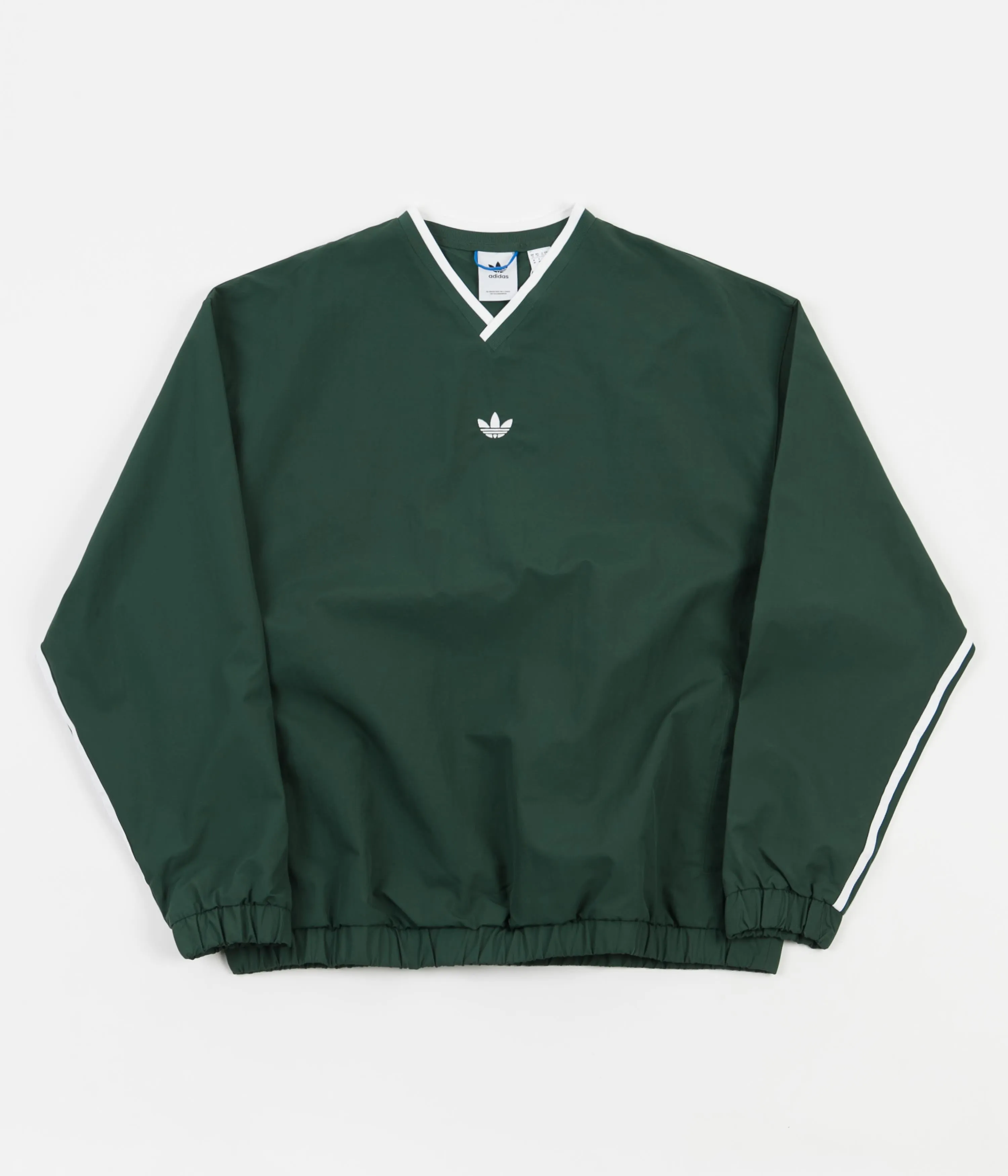 Adidas Windbreaker Sweatshirt - Collegiate Green - White