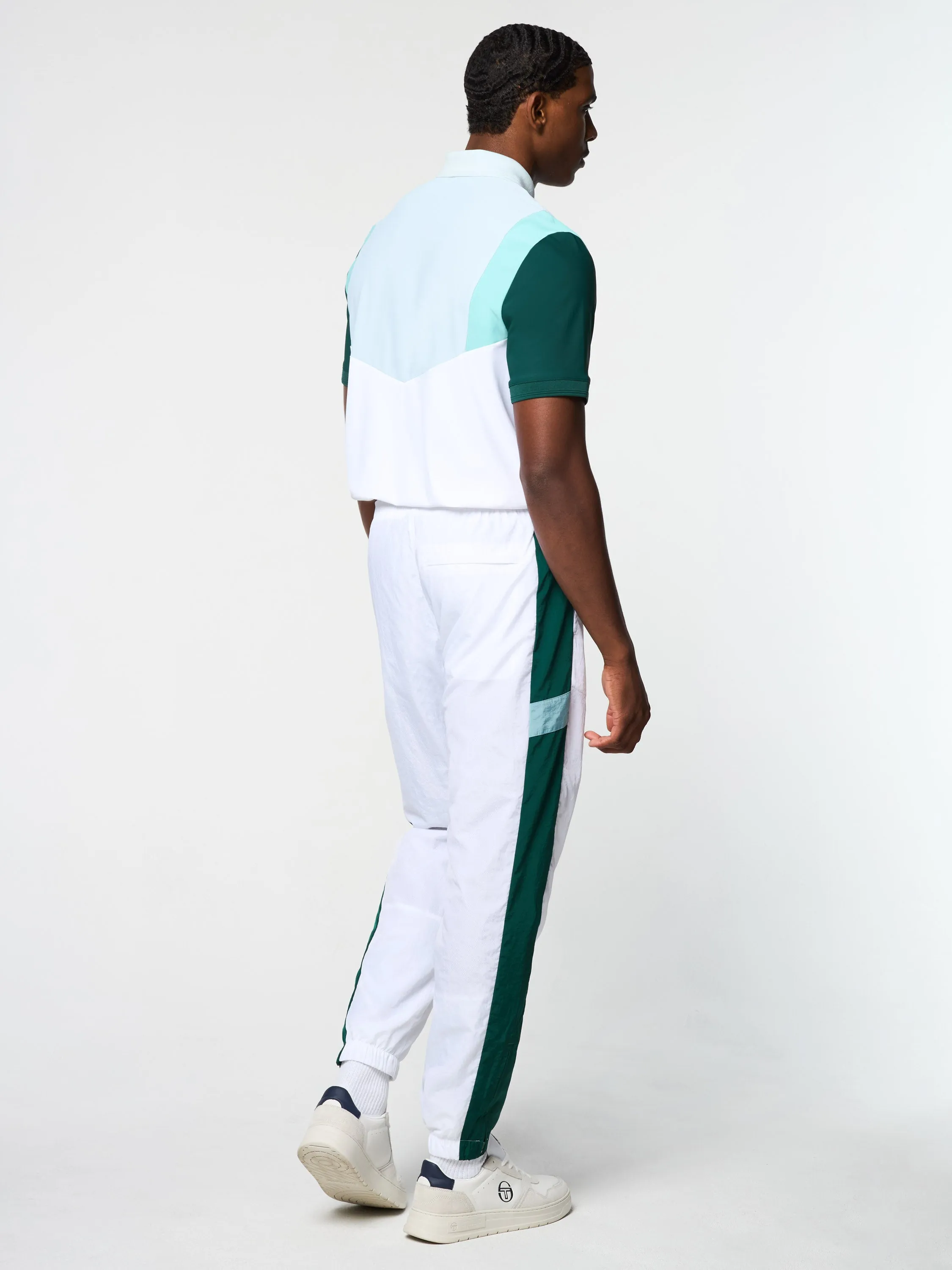 Angolo Track Pant- Brilliant White