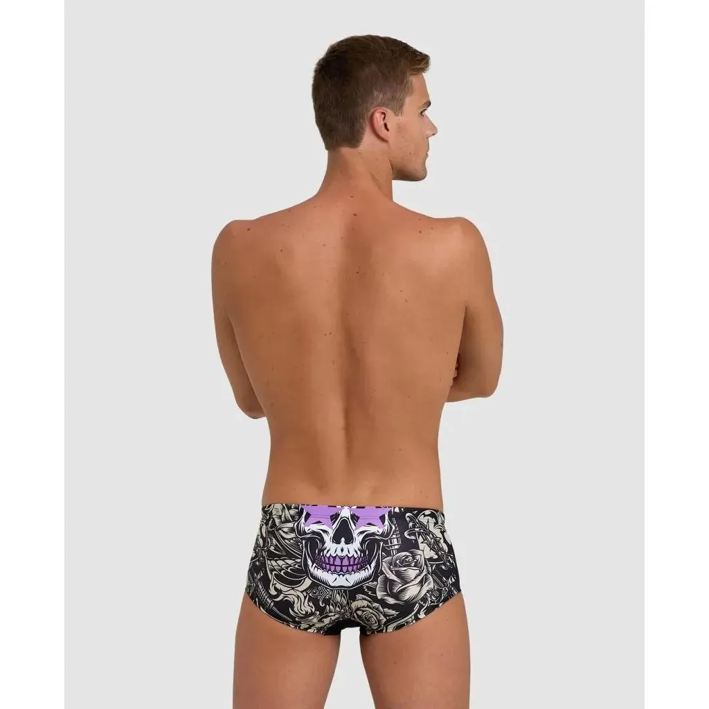 arena Crazy King Skull Low Waist Swim Short