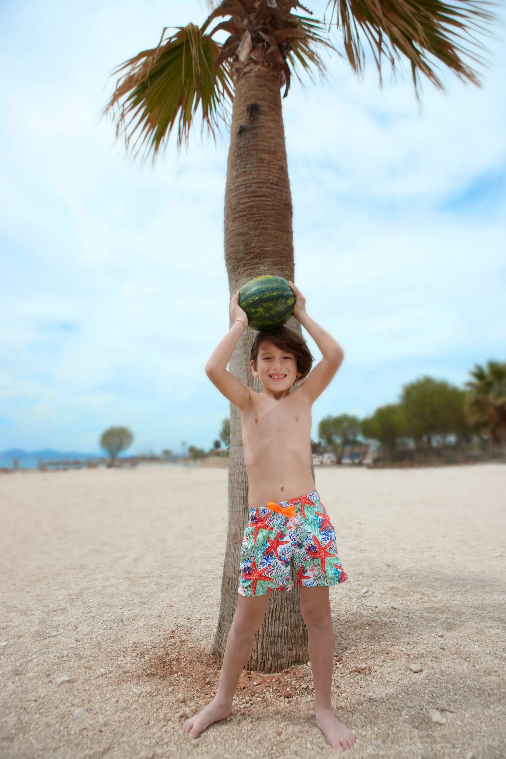 BOY'S SWIM SHORTS OCEANIC