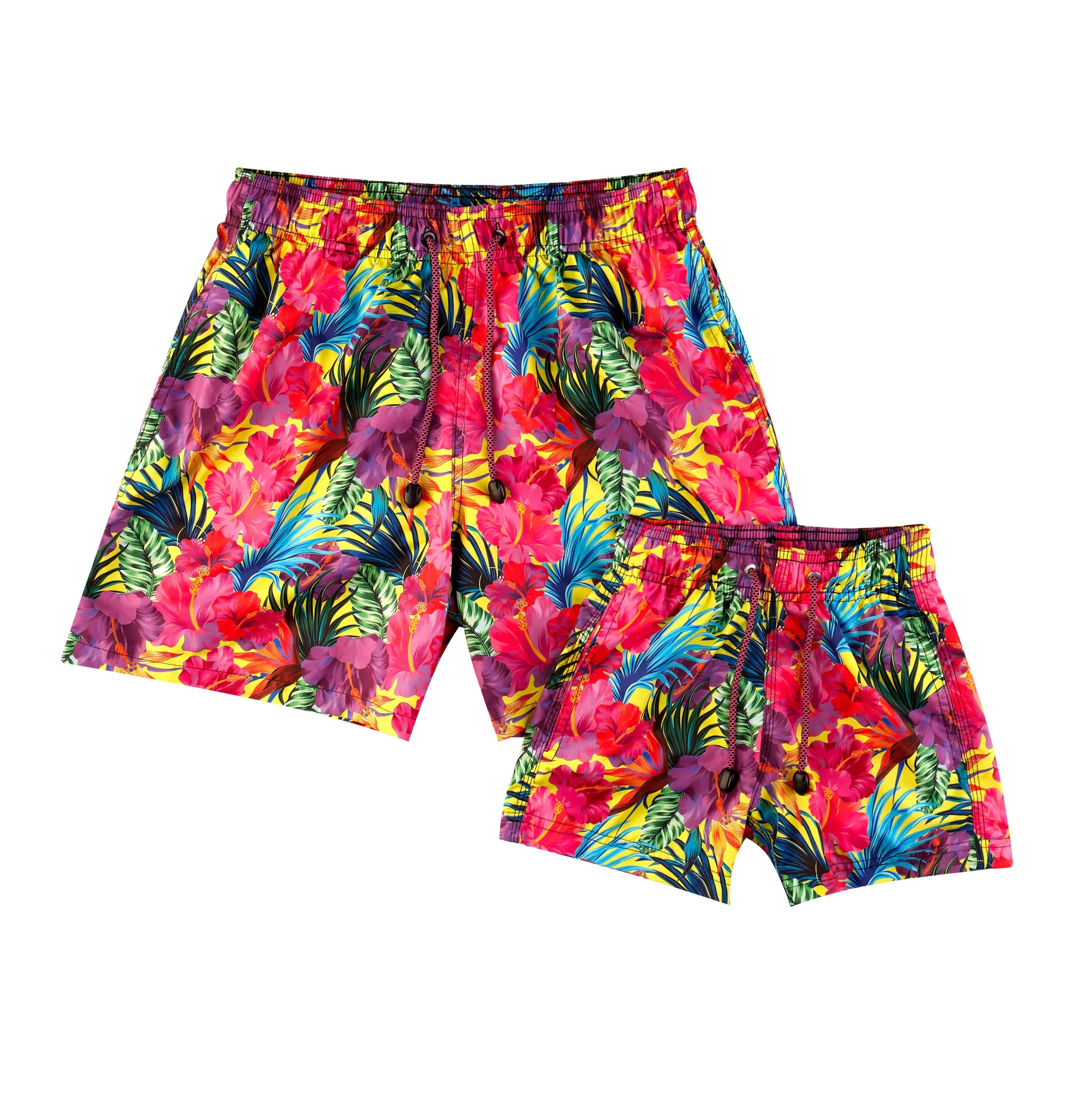 BOY'S SWIM SHORTS TROPICAL