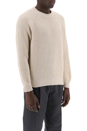 Brunello cucinelli ribbed cotton malfilé pul