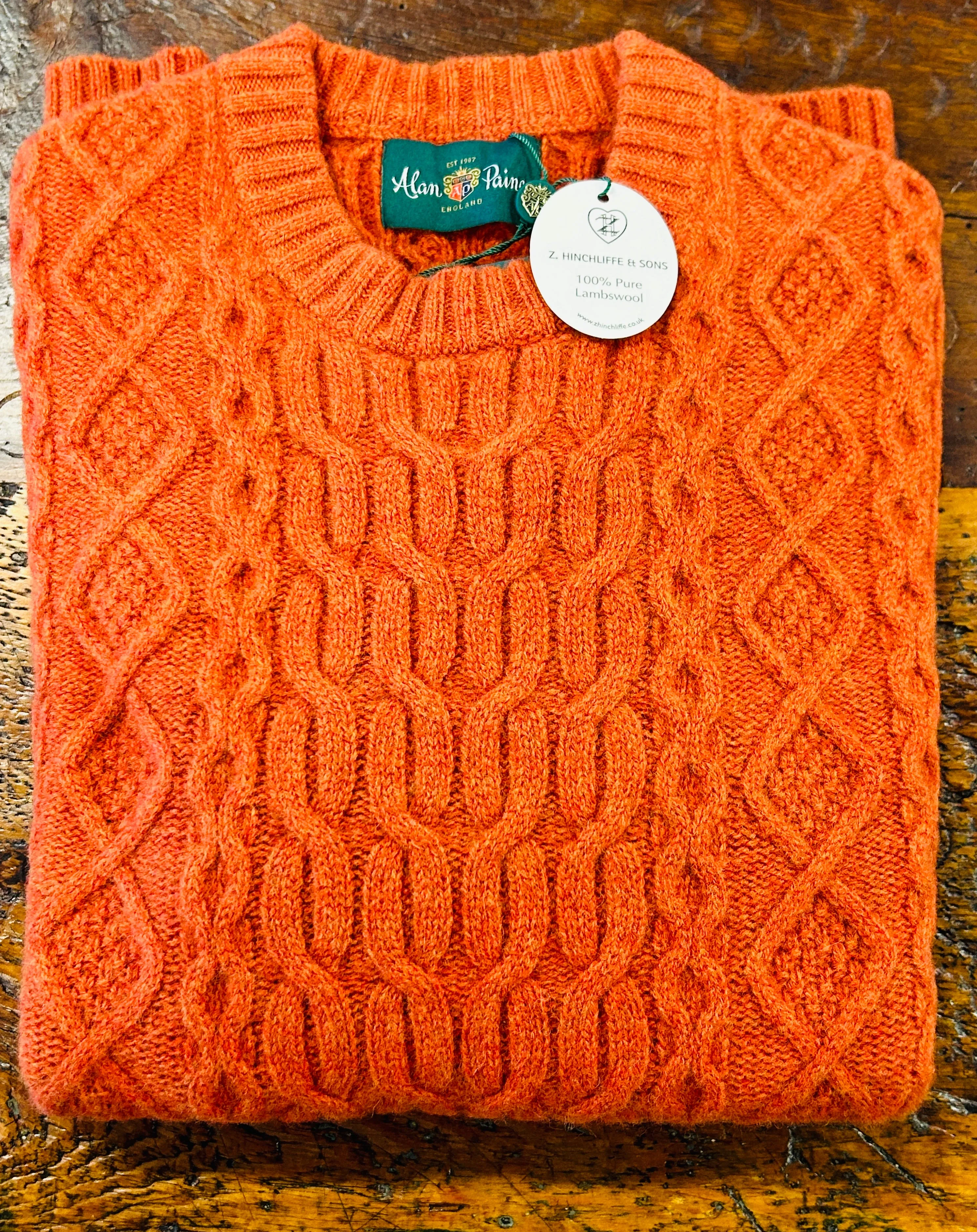 Cable Sweater by Alan Paine