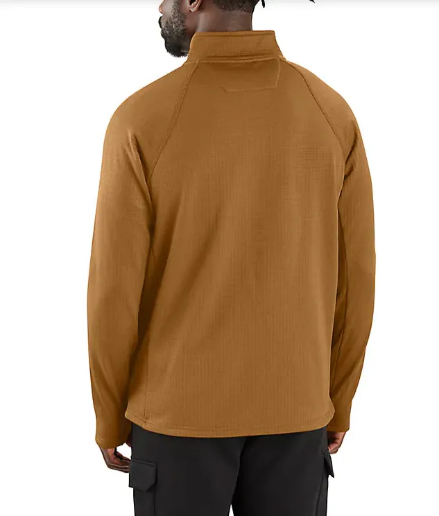 Carhartt Force Relaxed Fit Mock Neck Half-Zip