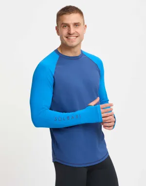 Colour Block Long Sleeve Rashguard UPF 50  I Aqua Sport Collection