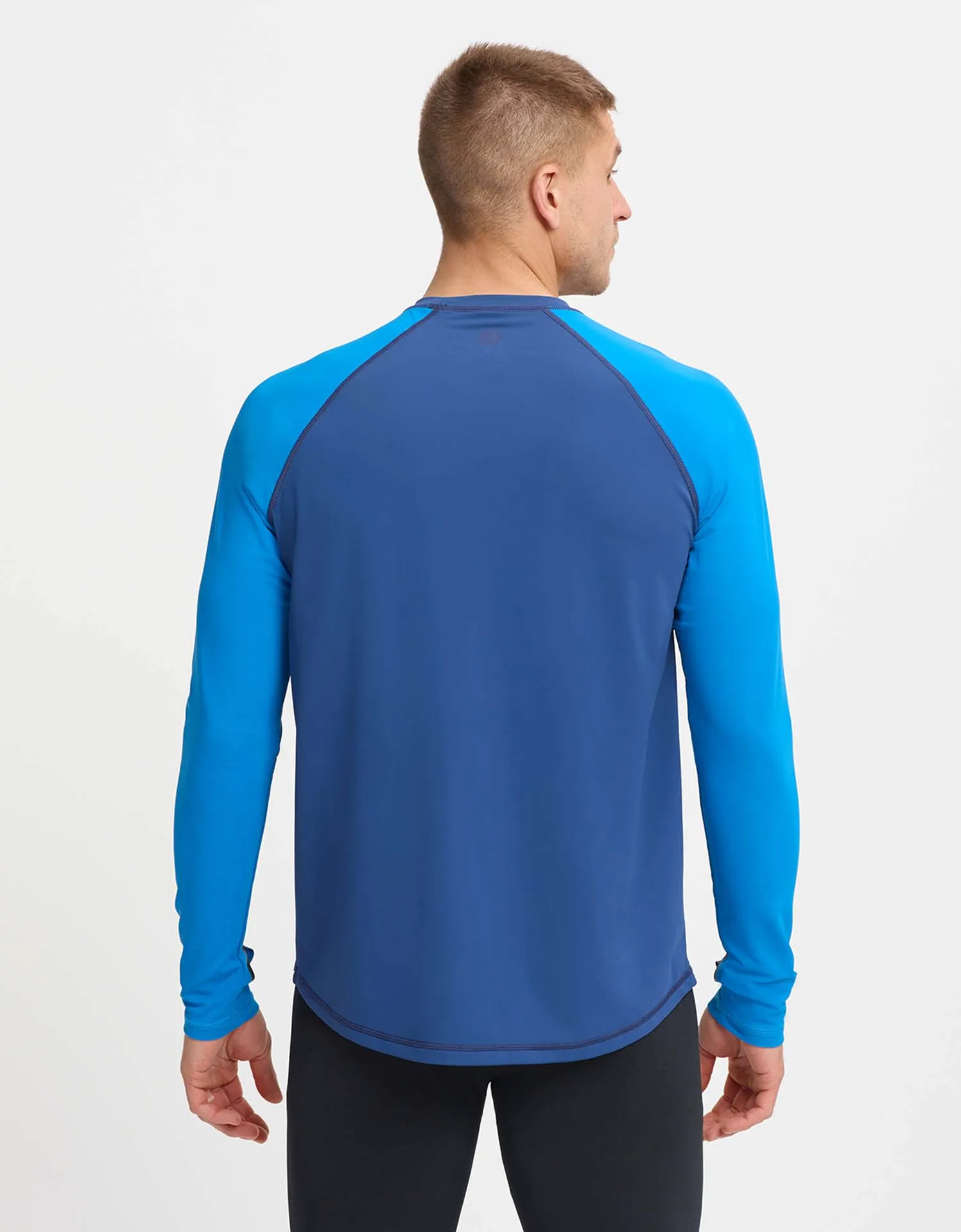 Colour Block Long Sleeve Rashguard UPF 50  I Aqua Sport Collection