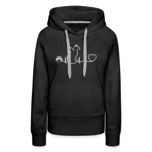 DOG AND CAT HEARBEAT Women’s Premium Hoodie