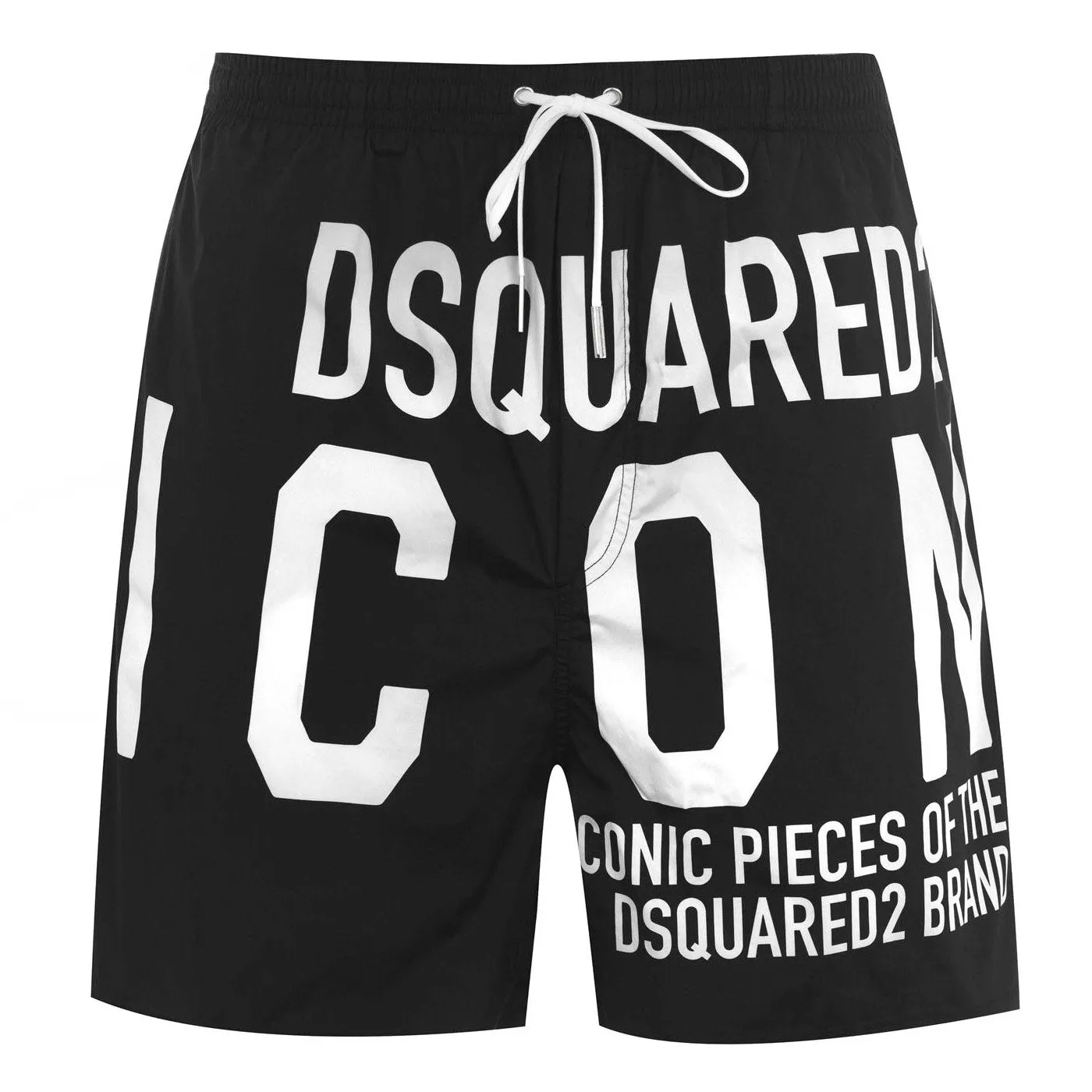 DSQUARED2 Black ICON Swimshorts