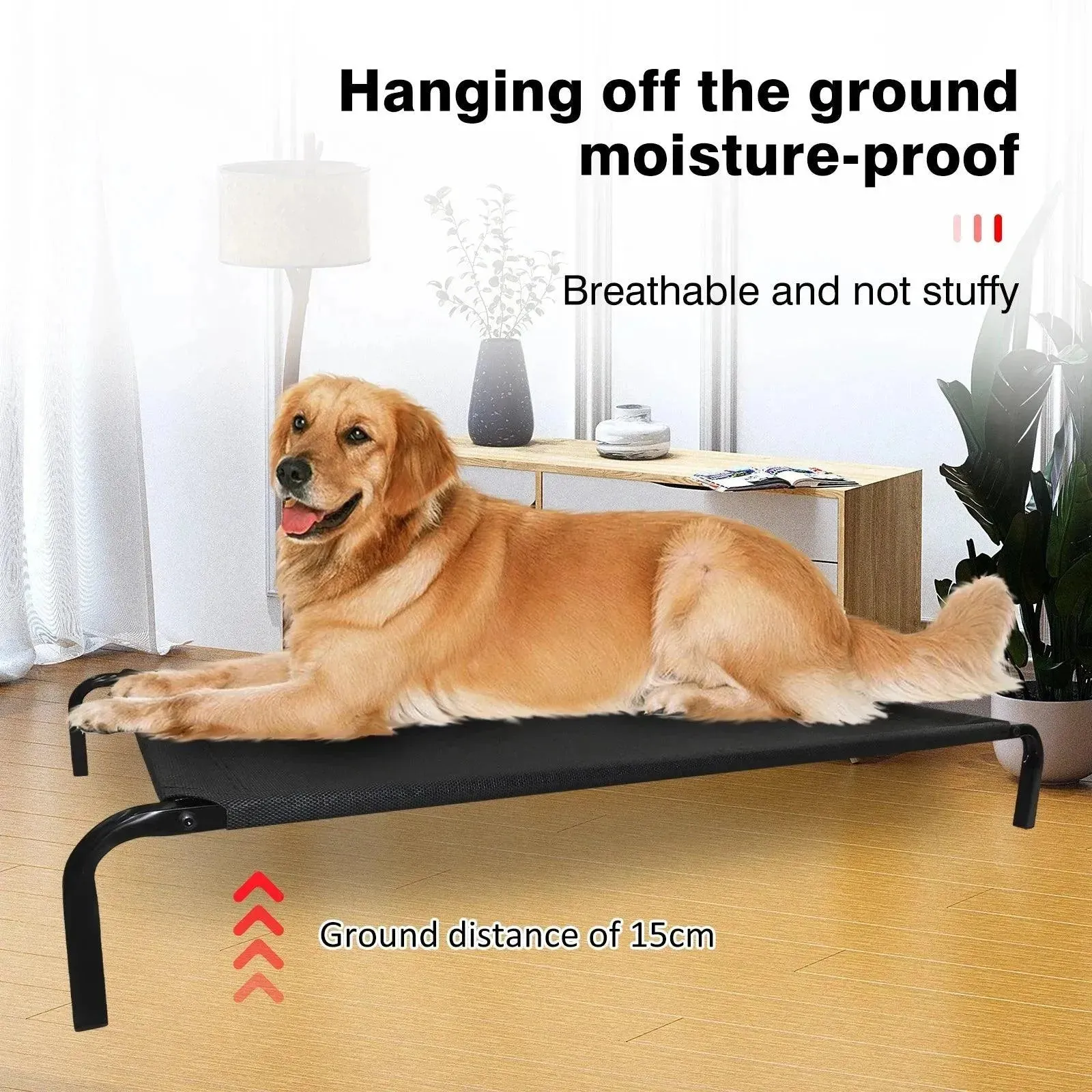 Elevated Pet Bed Elevated Raised Dog Sofa Bed Elevated Waterproof Dog Bed With Mesh,Cooling Dog Beds for Large Medium Small Dogs