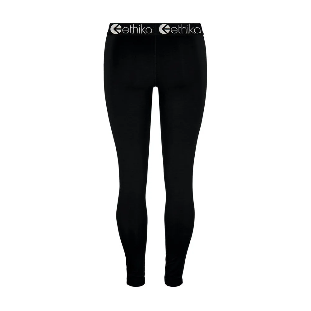 Ethika Girl's Midnight Black Leggings