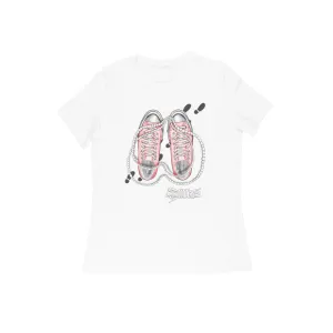 Female Round Neck Half Sleeve - Converse Couture T-shirt