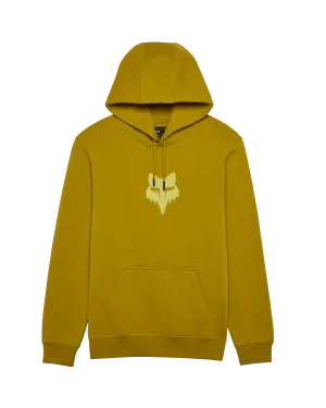 Fox Head Hoodie in Mustard