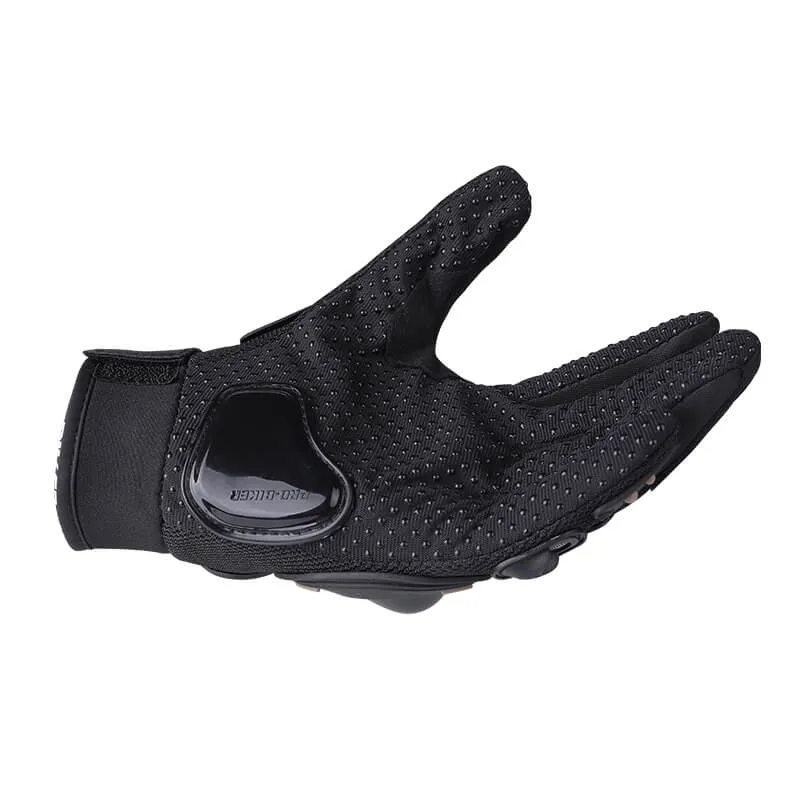 Full Finger Breathable Mesh Biker Gloves