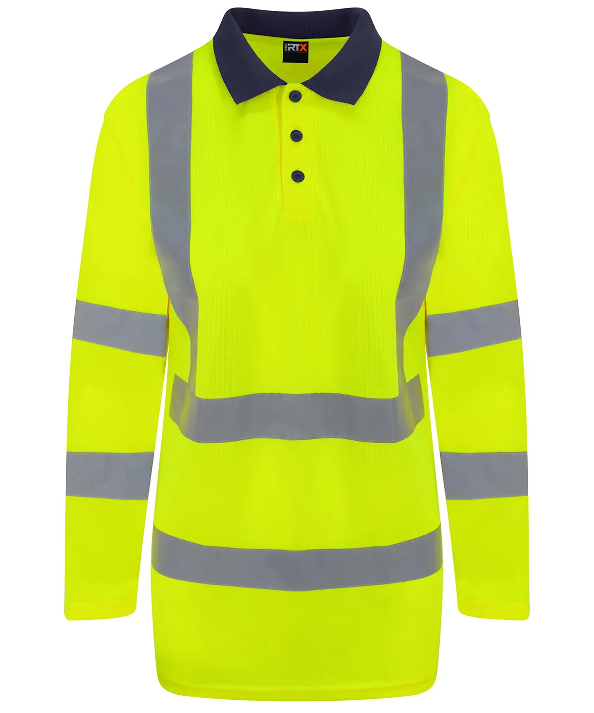 High visibility long sleeve polo