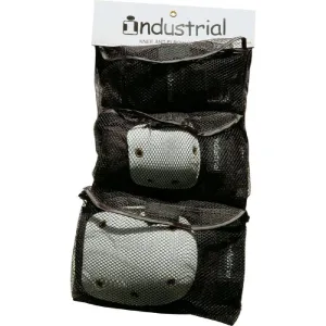 Industrial Pad Set Elbow/Knee/Wrist XS-Black/White