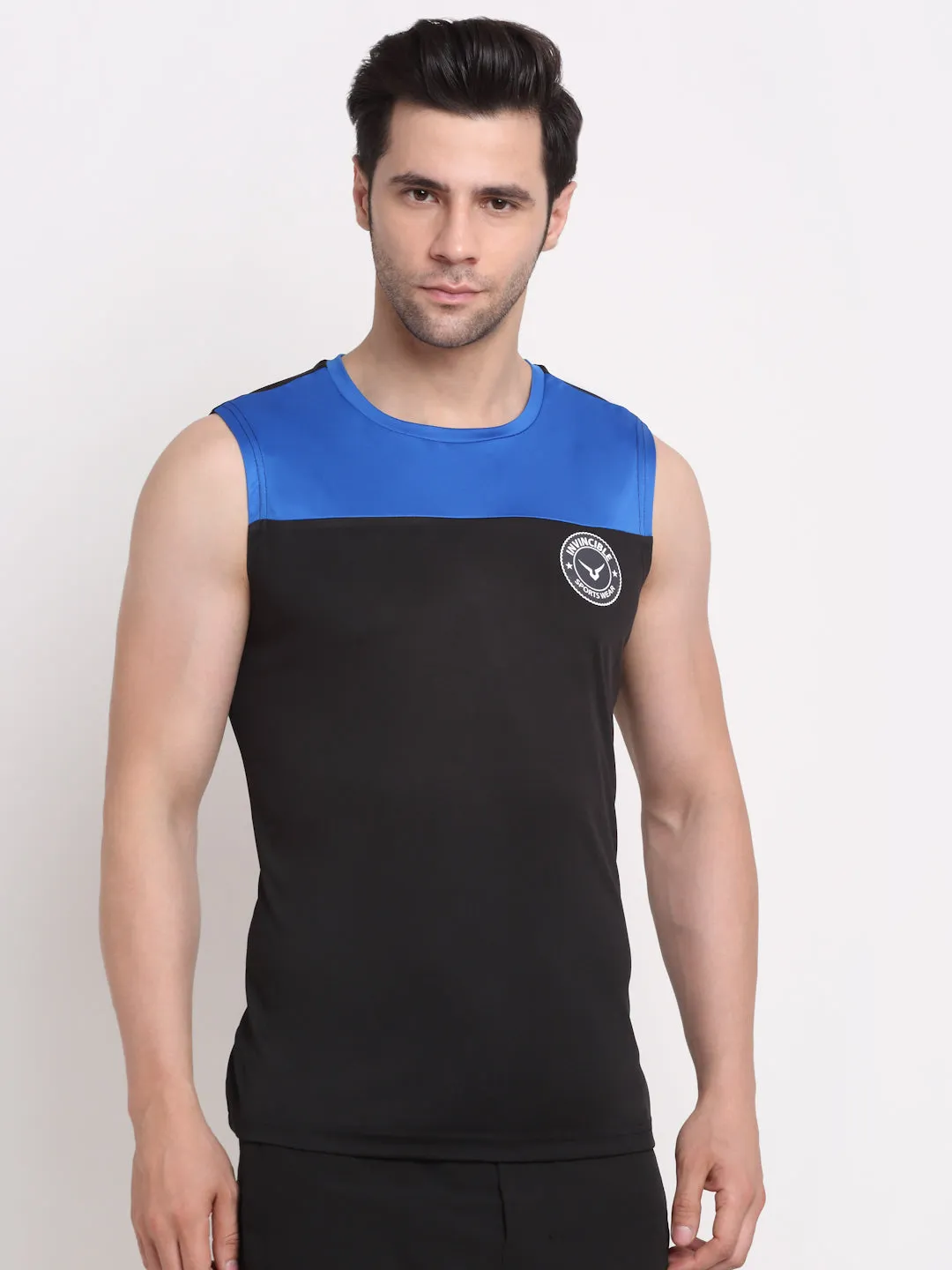 Invincible Men's Color Block Sleeveless Tee