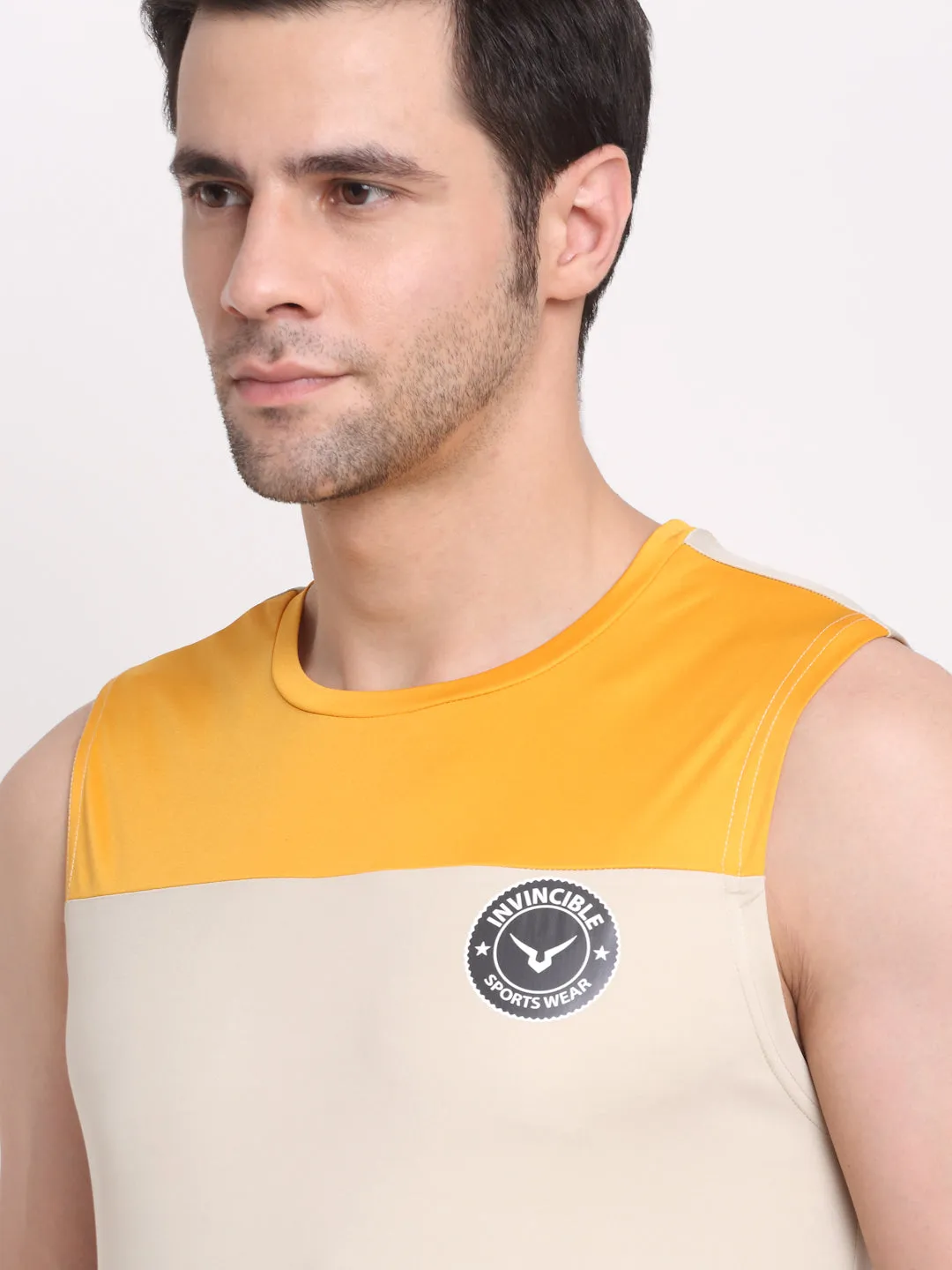 Invincible Men's Color Block Sleeveless Tee