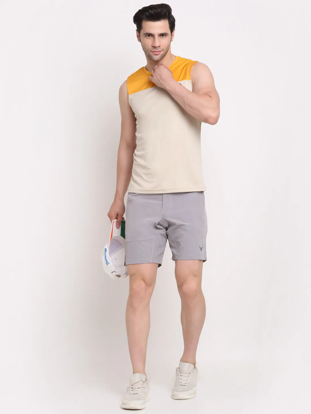 Invincible Men's Color Block Sleeveless Tee