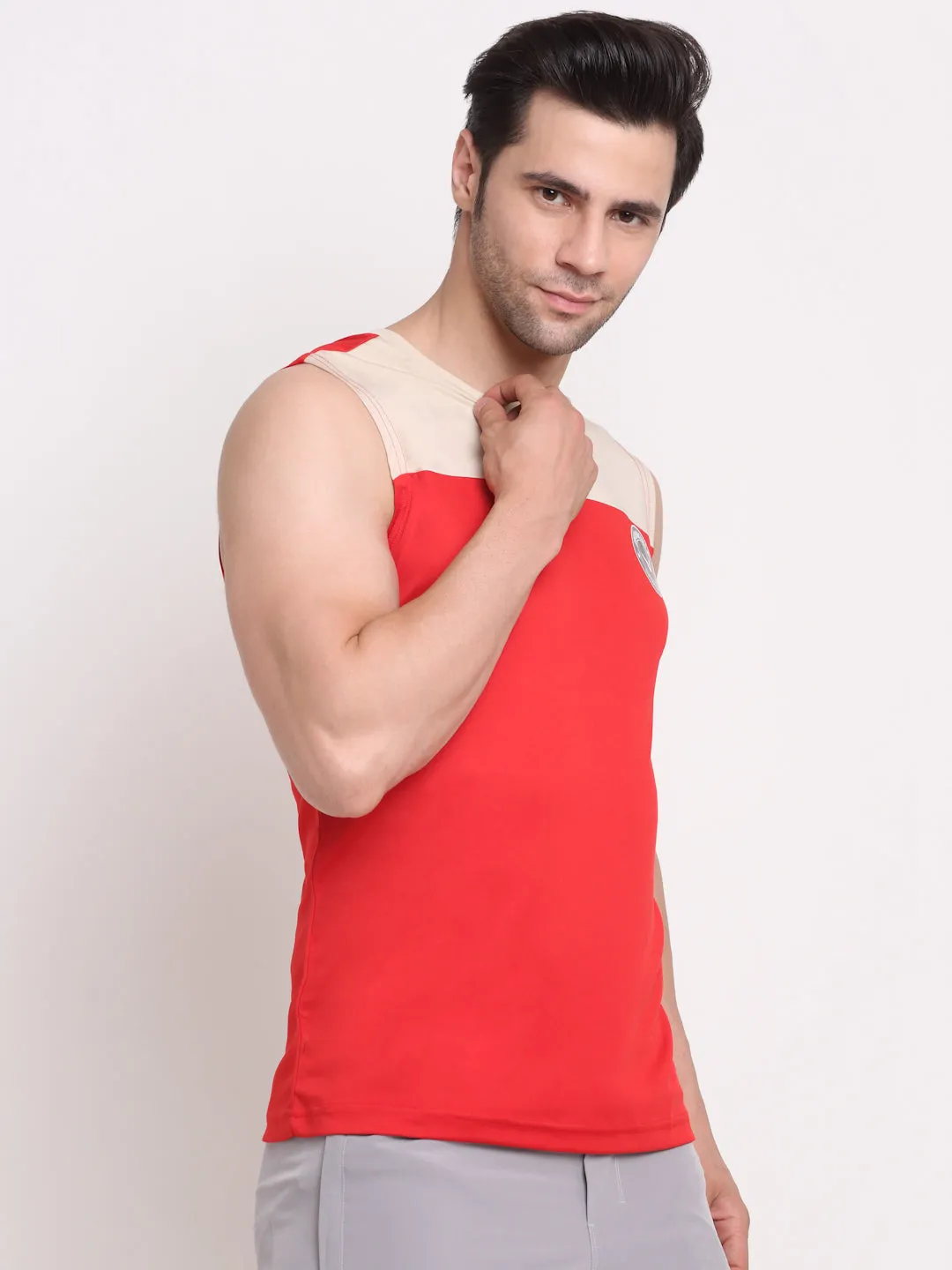 Invincible Men's Color Block Sleeveless Tee