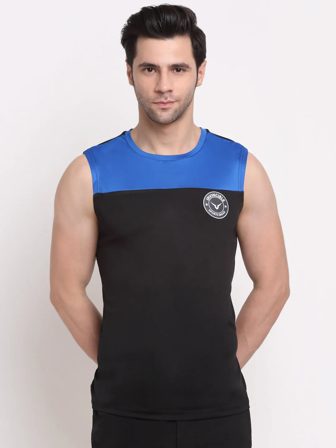 Invincible Men's Color Block Sleeveless Tee