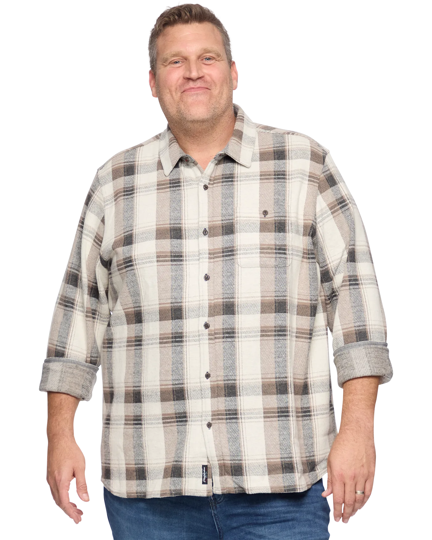 MADEFLEX HERO STRETCH FLANNEL SHIRT BIG & TALL