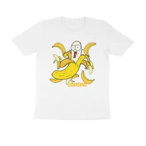 Male Round Neck Half Sleeve - Vibrant Banana T-shirt