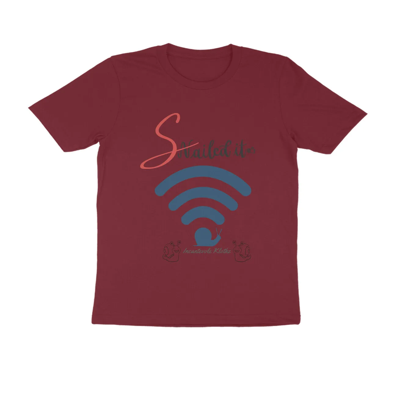 Male Round Neck Half Sleeves - Snailed It T-shirt