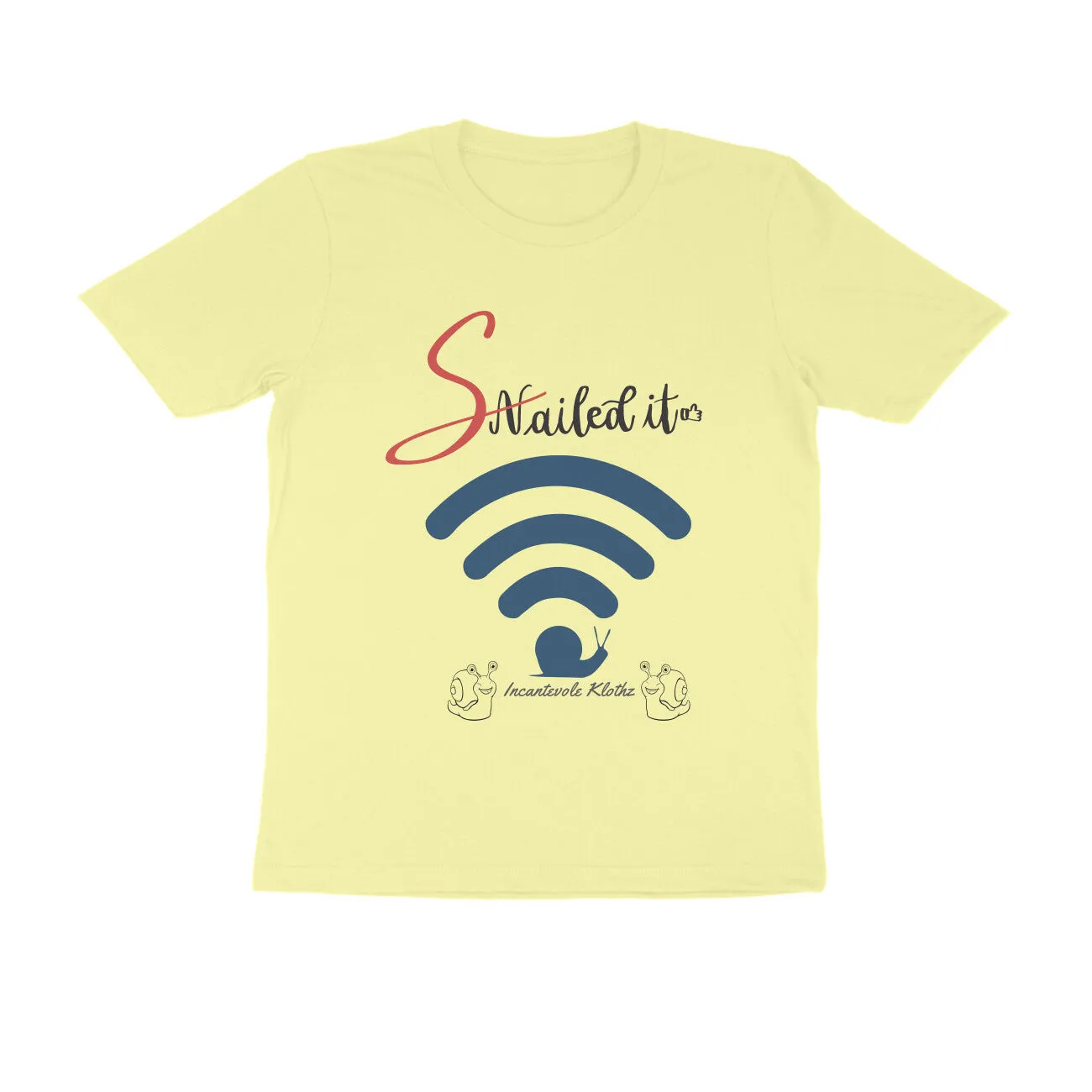 Male Round Neck Half Sleeves - Snailed It T-shirt