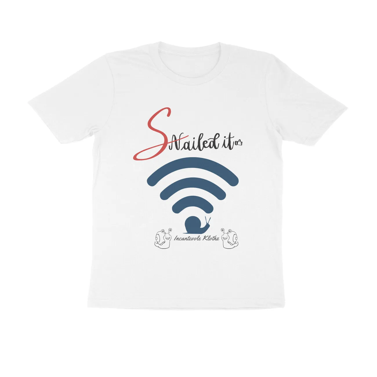 Male Round Neck Half Sleeves - Snailed It T-shirt