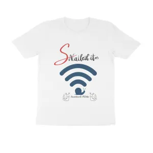 Male Round Neck Half Sleeves - Snailed It T-shirt