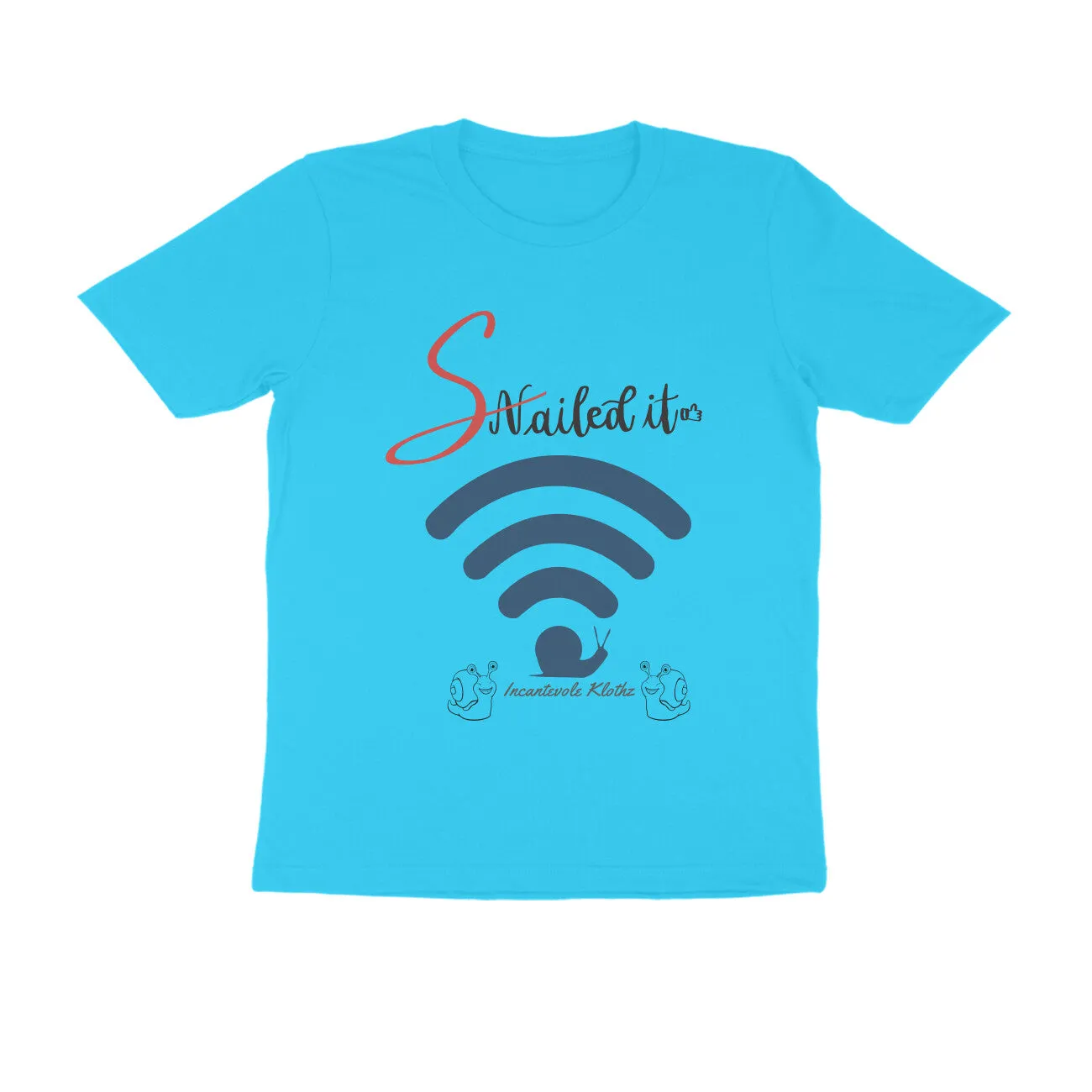 Male Round Neck Half Sleeves - Snailed It T-shirt