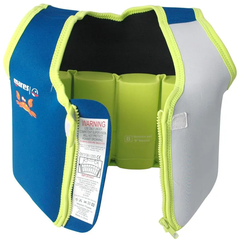 Mares Swim Training Buoyancy Jacket for Children Size XXS Only