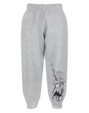 Marvel Spider-Man Joggers Boys Kids Grey Superhero Loungepants