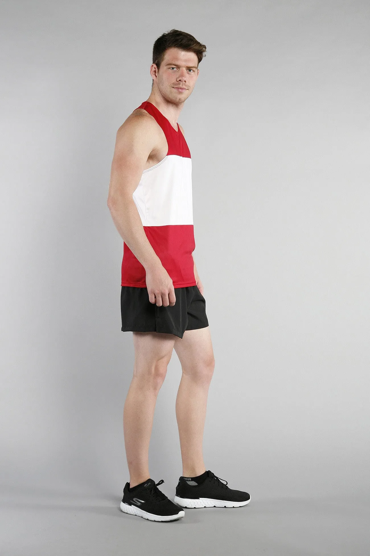 Men's Competitor Lite Printed Singlet [A-B] - Austria