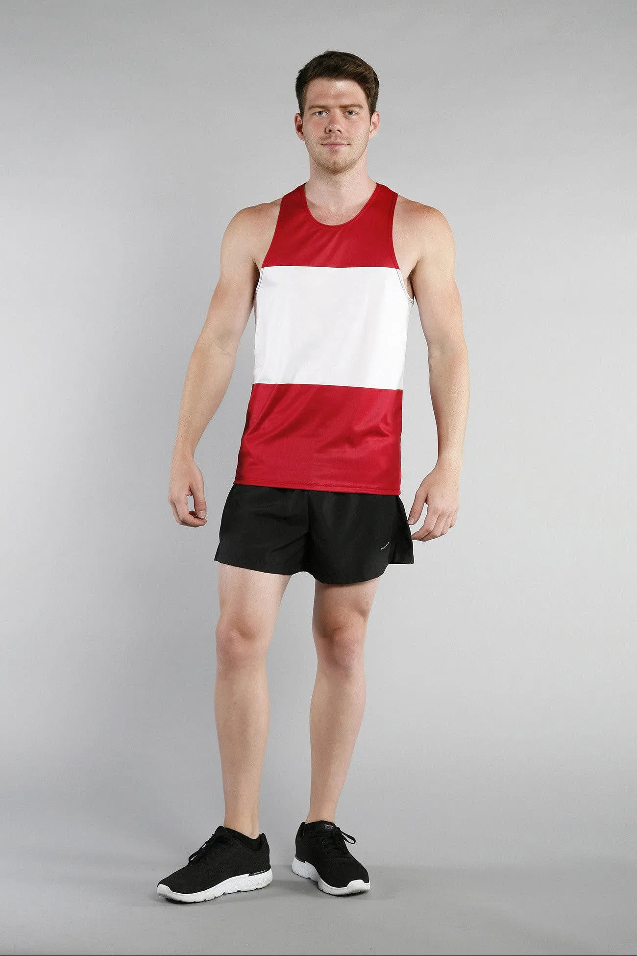 Men's Competitor Lite Printed Singlet [A-B] - Austria