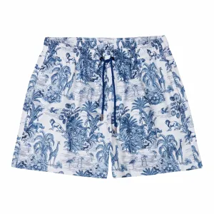 MEN'S SWIM SHORTS JUNGLE