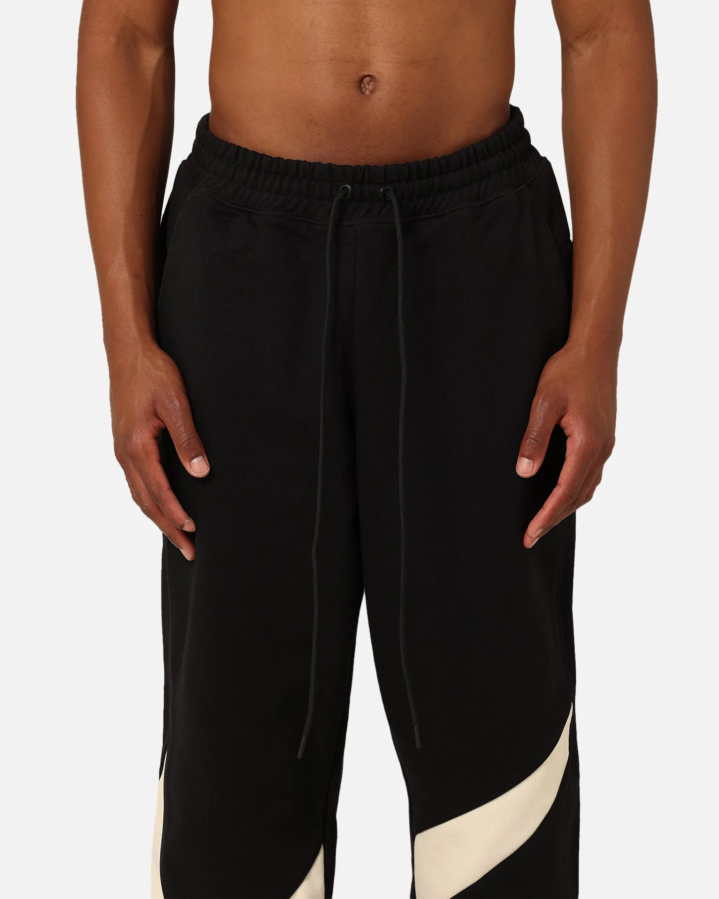 Nike Swoosh Fleece Track Pants Black/Coconut Milk