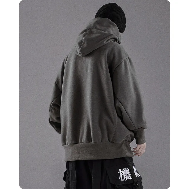 Oversize Winter High Collar Hoodie Jacket