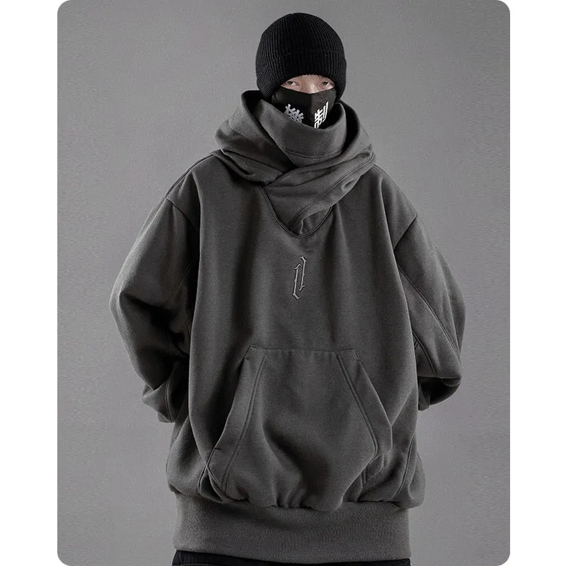 Oversize Winter High Collar Hoodie Jacket