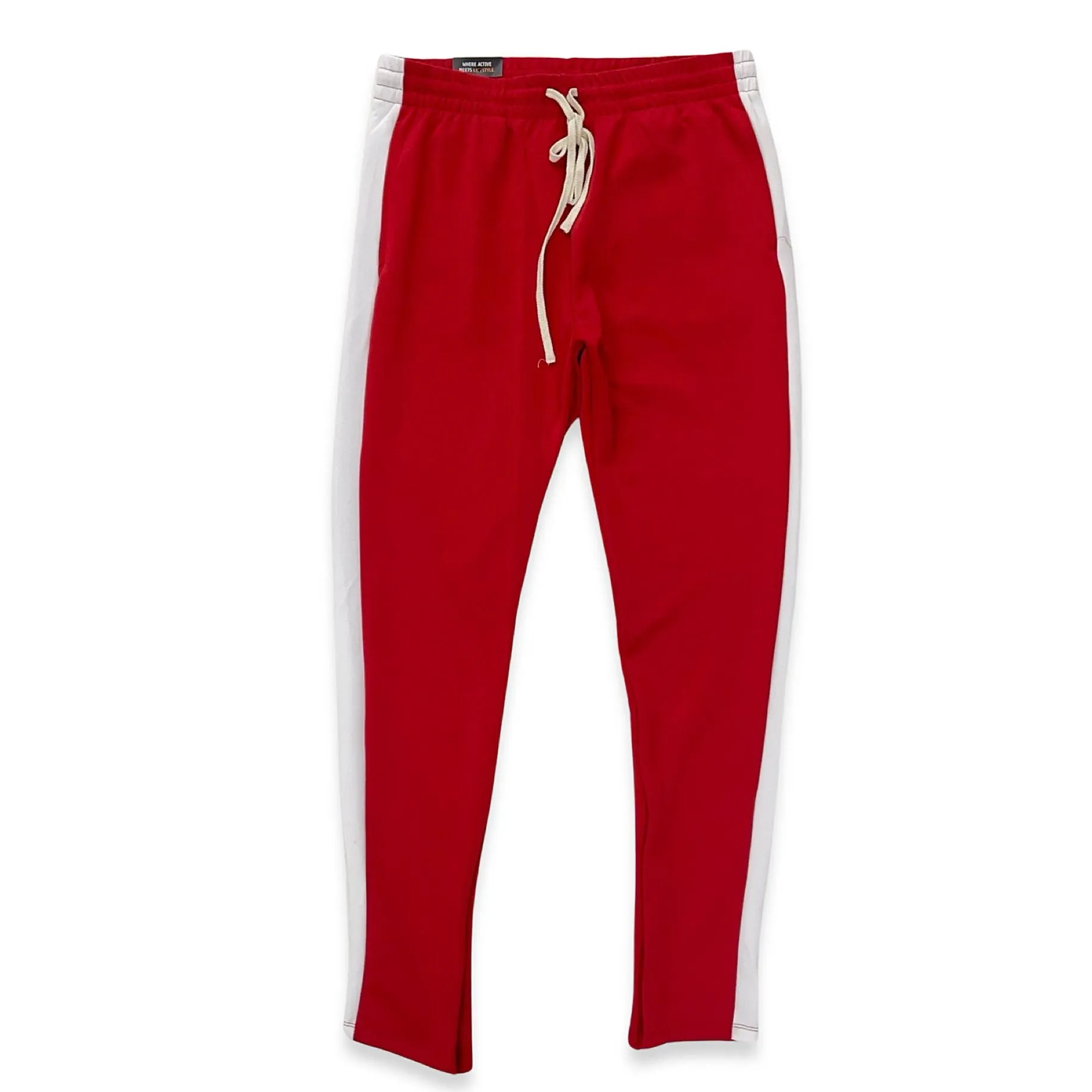 Rebel Minds Men Track
Pants (Red White)