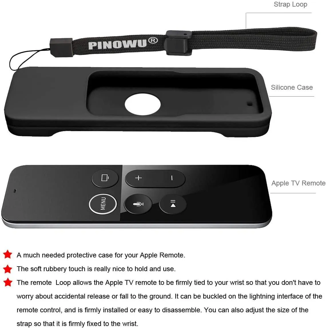 Remote Case Compatible for Apple TV 4K/4th Gen