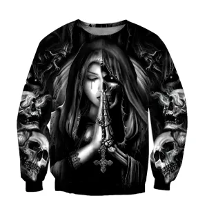 Rock Style 3D Printing Sweatshirt for Men / Men's Rock Alternative Apparel Fashion