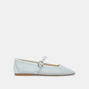 RODNI MESH BALLET FLATS LIGHT BLUE MESH