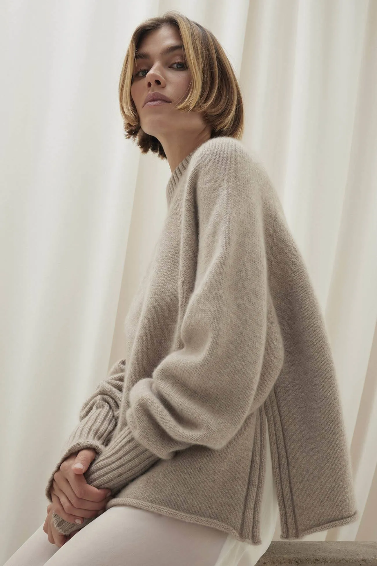 SICILIY CASHMERE CREWNECK SWEATER