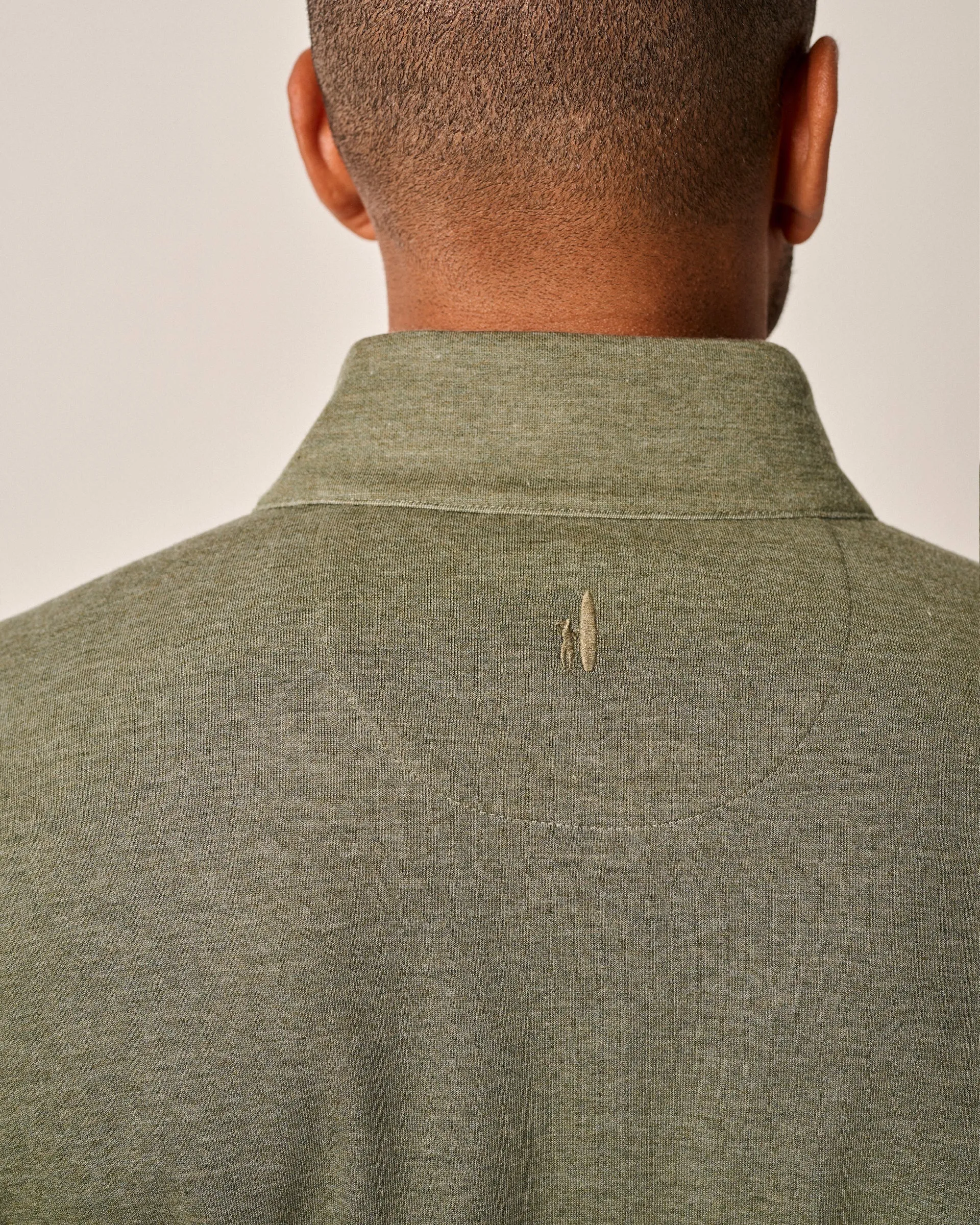 The Sully 1/4 Zip Pullover in Sequoia by Johnnie-O