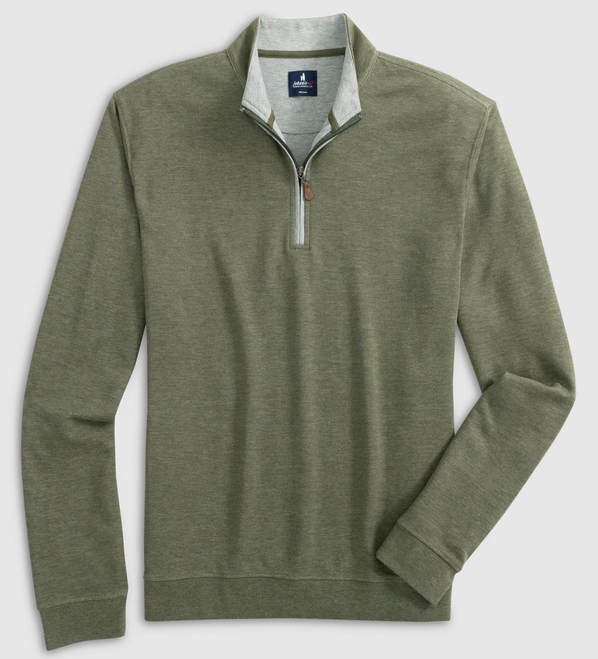 The Sully 1/4 Zip Pullover in Sequoia by Johnnie-O