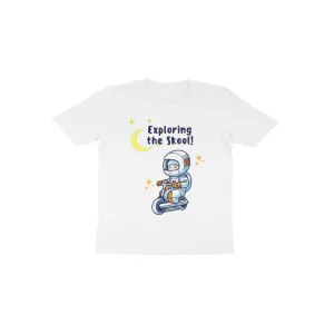 Toddlers Round Neck Half Sleeves - Exploring Skool T-shirt