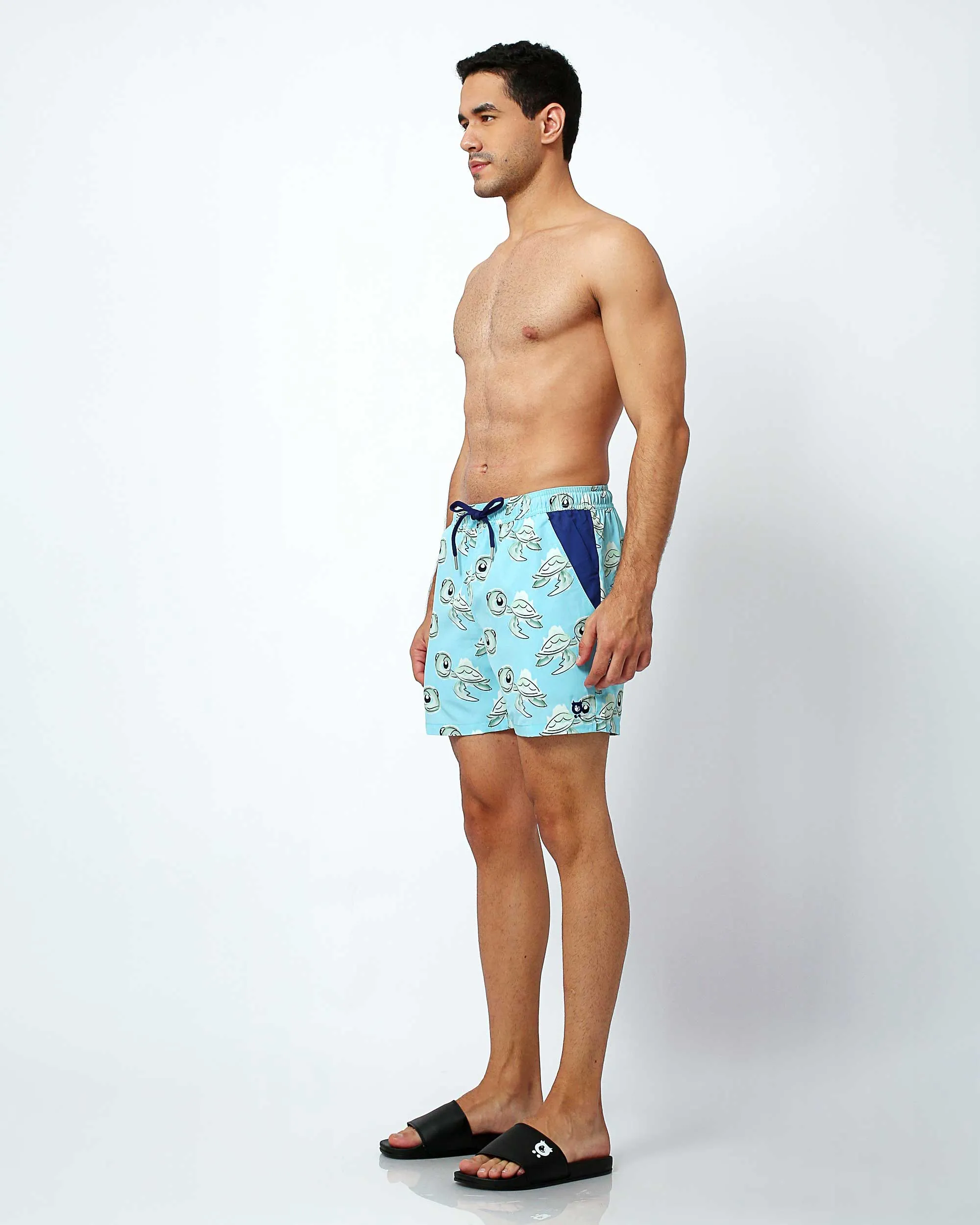 Turtles - Swim Shorts with Waterproof Pocket